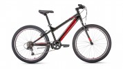 Велосипед 24' хардтейл FORWARD TITAN 24 1.0 черный, 6 ск., 13' RBKW91N47003